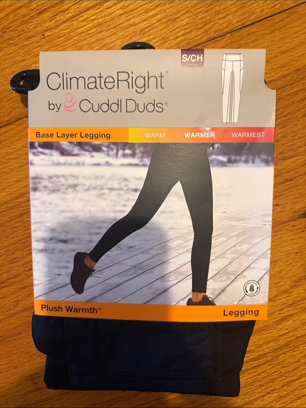 Cuddl Duds Women’s ClimateRight Base Layer Legging - Black